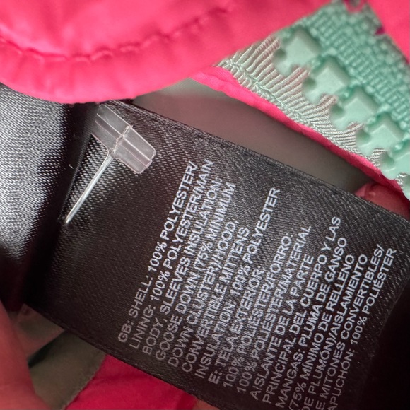 The North Face Little Snuggler Down Bunting Snowsuit EUC 3 - 6 Months Baby Coat - Picture 10 of 11